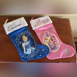 Disney Princess Blue and Pink Stockings